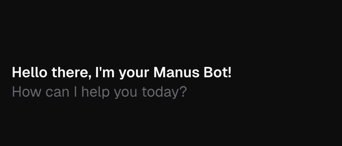 Manus AI